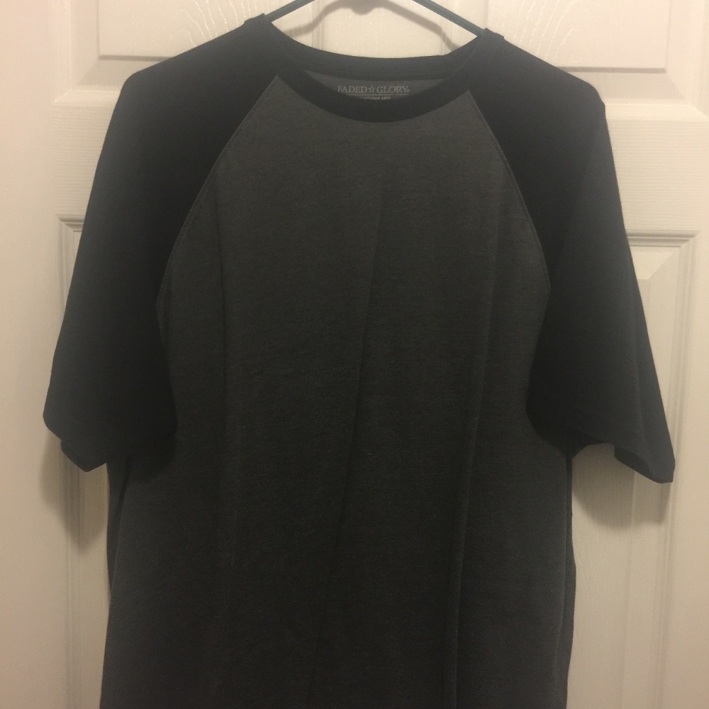 Faded Glory Grey/Black T-Shirt